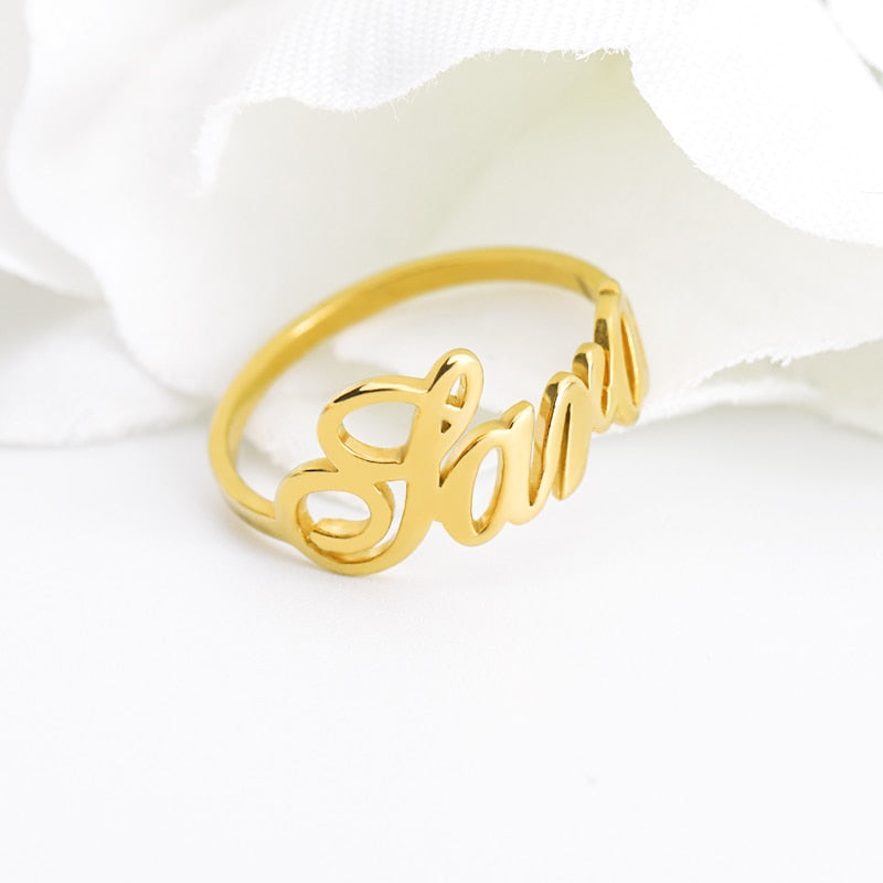 New Personalized Gold Women Ring - Limitless Jewellery