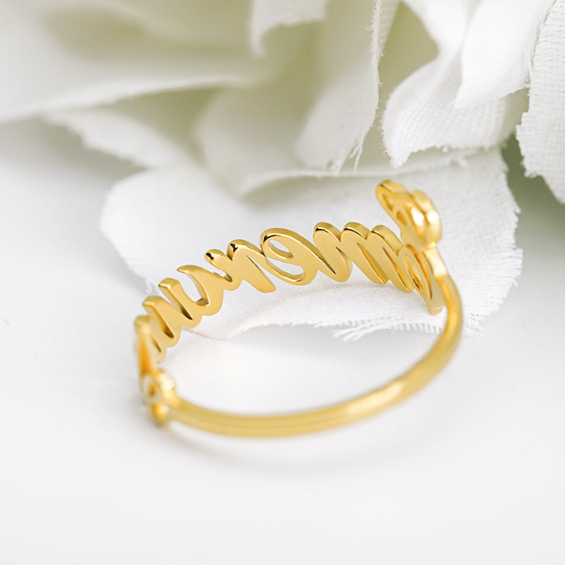 New Personalized Gold Women Ring - Limitless Jewellery