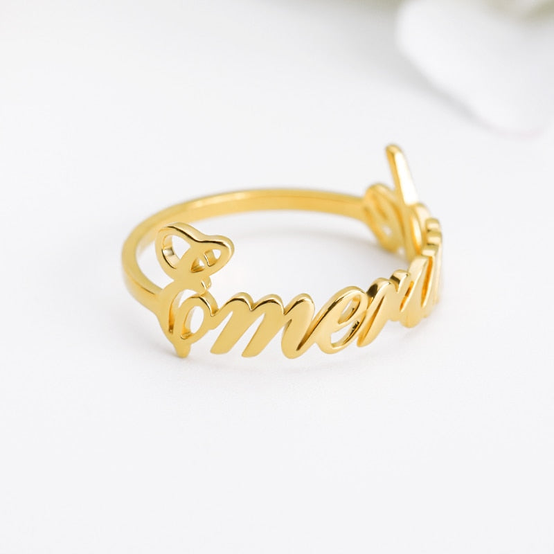 New Personalized Gold Women Ring - Limitless Jewellery