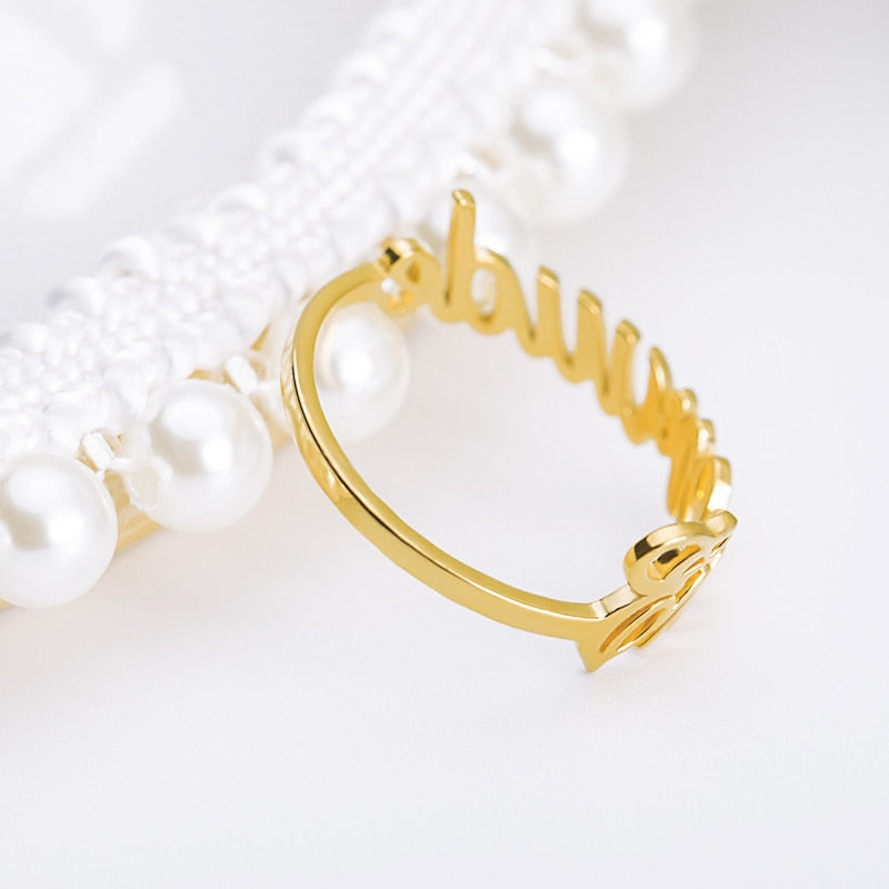 New Personalized Gold Women Ring - Limitless Jewellery