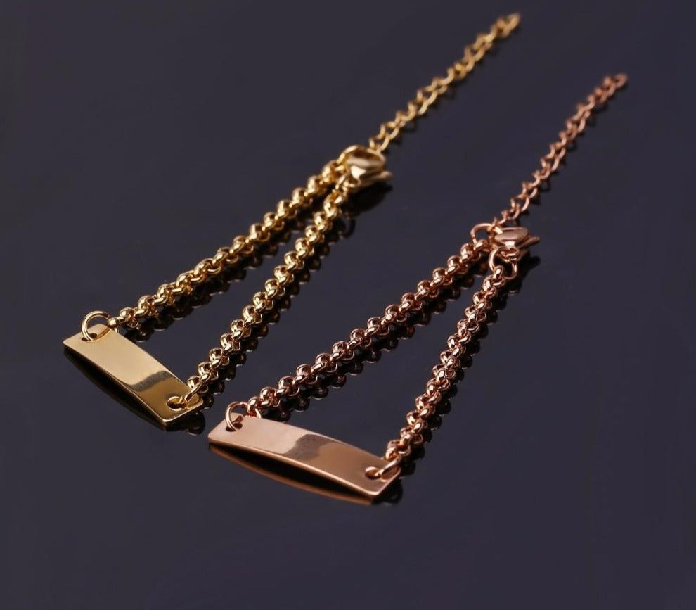 Personalized Children Bar Bracelet - Limitless Jewellery