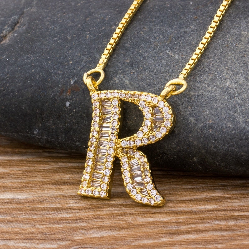 Bling Intial Necklace
