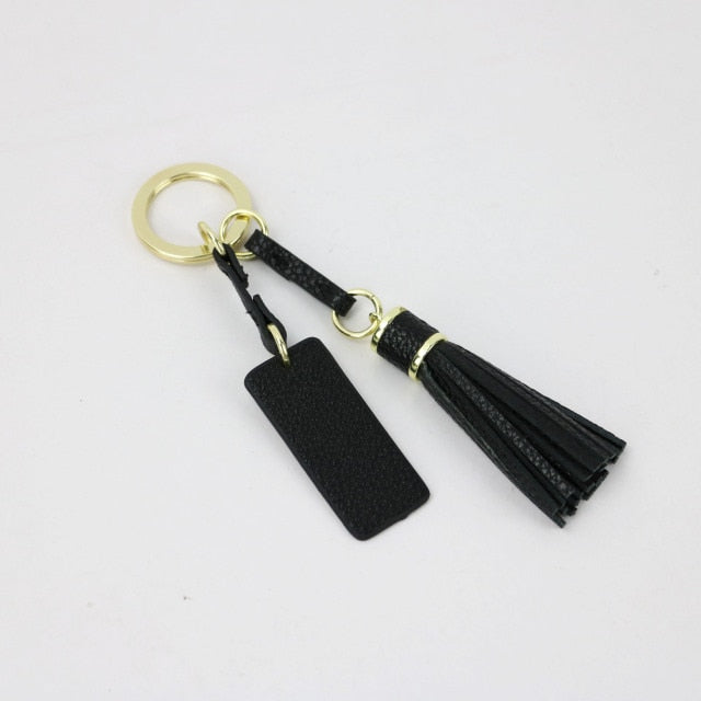 Personalized Tassel Keychain