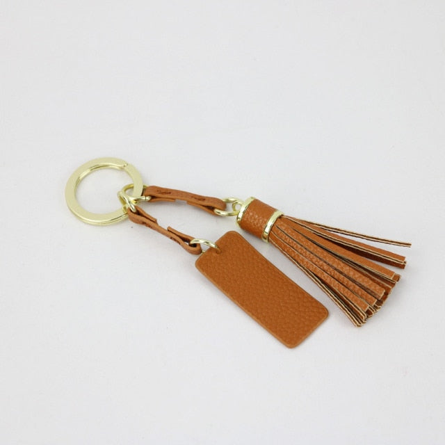 Personalized Tassel Keychain