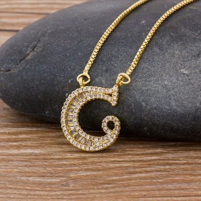 Bling Intial Necklace