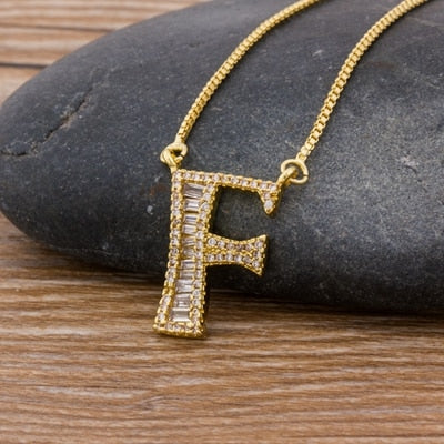 Bling Intial Necklace