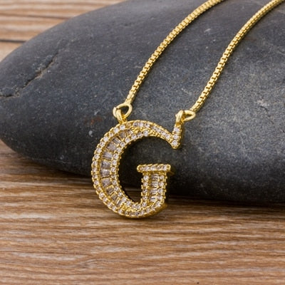 Bling Intial Necklace