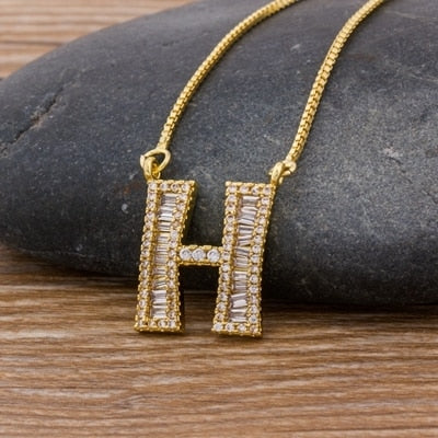 Bling Intial Necklace