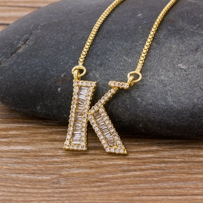 Bling Intial Necklace