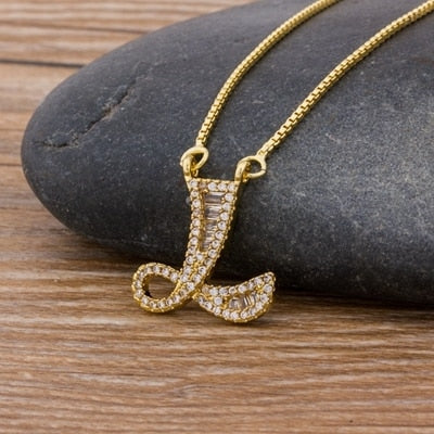 Bling Intial Necklace