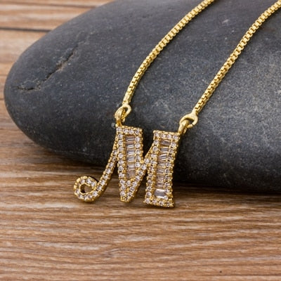 Bling Intial Necklace
