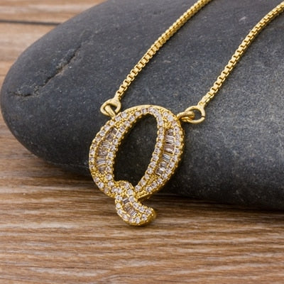 Bling Intial Necklace