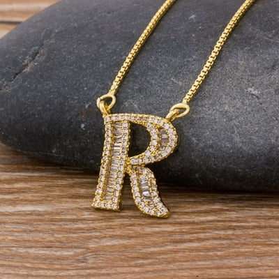 Bling Intial Necklace
