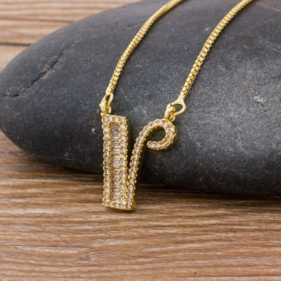 Bling Intial Necklace