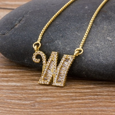 Bling Intial Necklace