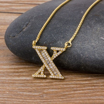 Bling Intial Necklace