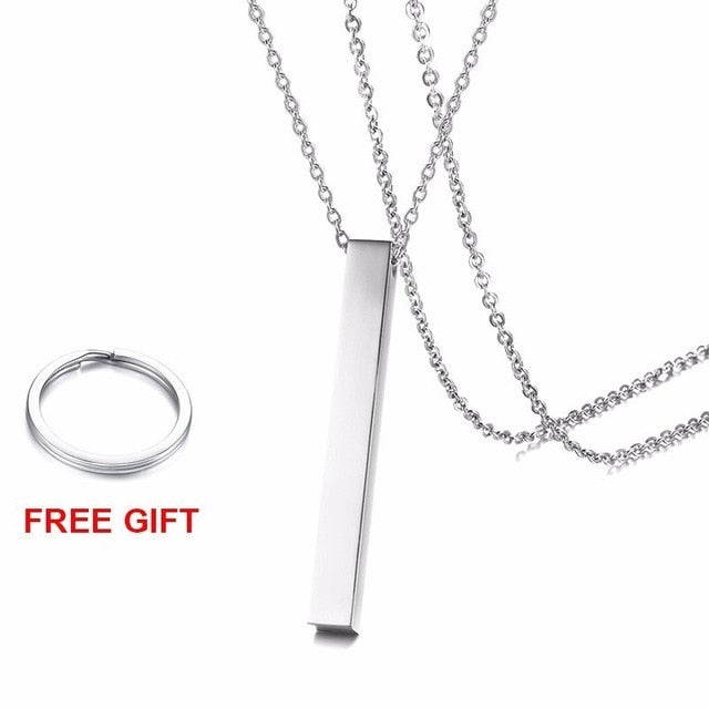Personalized Bar Necklace - Limitless Jewellery