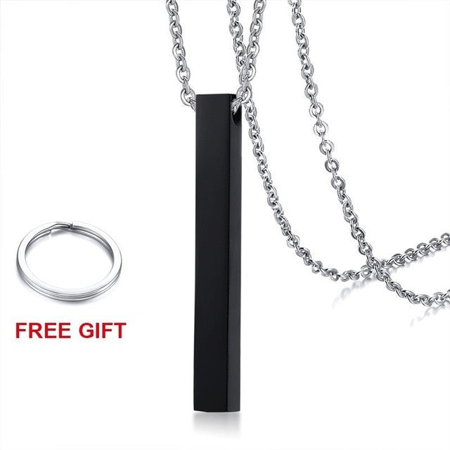 Personalized Bar Necklace - Limitless Jewellery