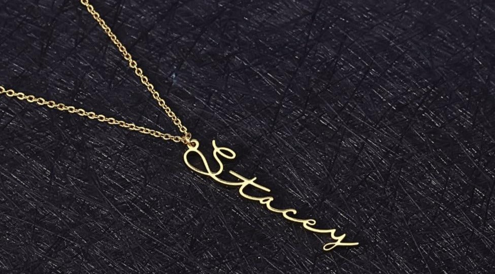 Personalized Vertical Necklace - Limitless Jewellery