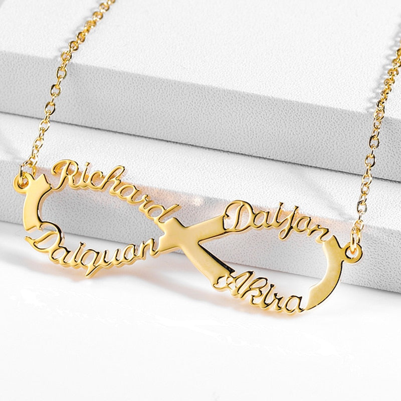 Personalized Infinity Necklace - Limitless Jewellery