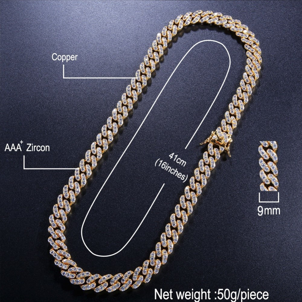 Iced Out Cuban Chain Necklace