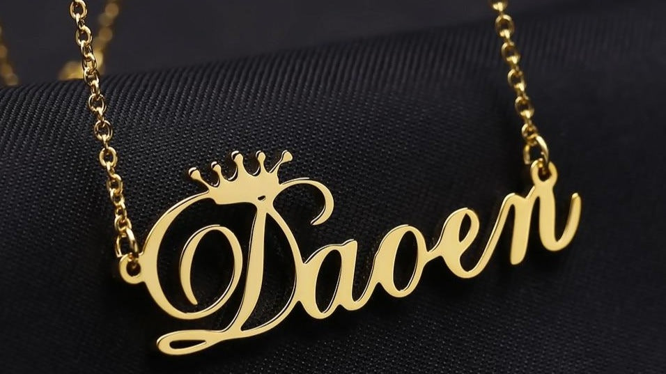 Personalized Crown Necklace - Limitless Jewellery