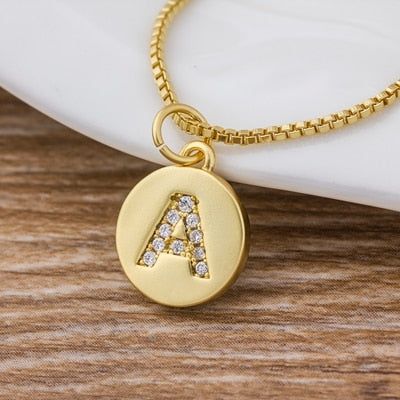 Iced Intial Necklace