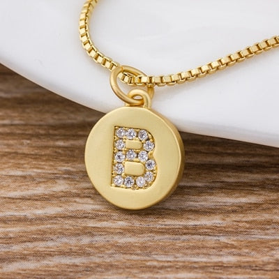 Iced Intial Necklace