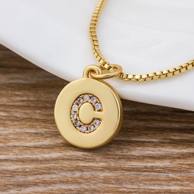 Iced Intial Necklace