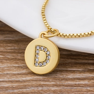 Iced Intial Necklace