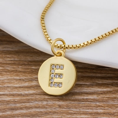Iced Intial Necklace