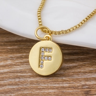 Iced Intial Necklace