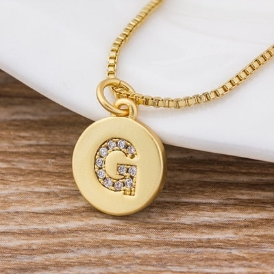 Iced Intial Necklace