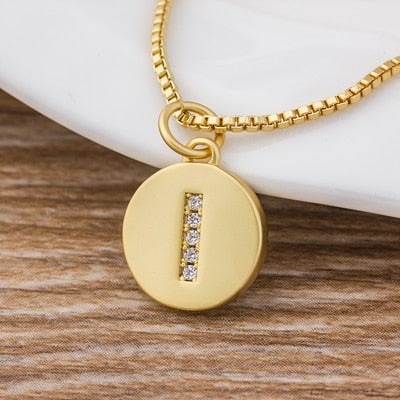 Iced Intial Necklace