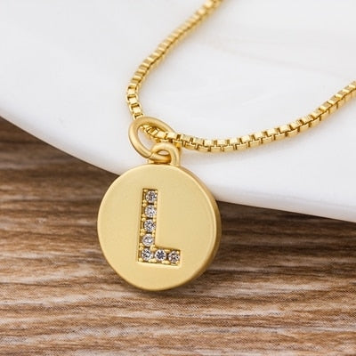 Iced Intial Necklace