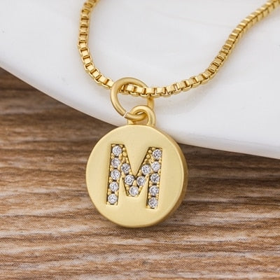 Iced Intial Necklace