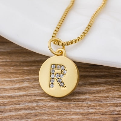Iced Intial Necklace