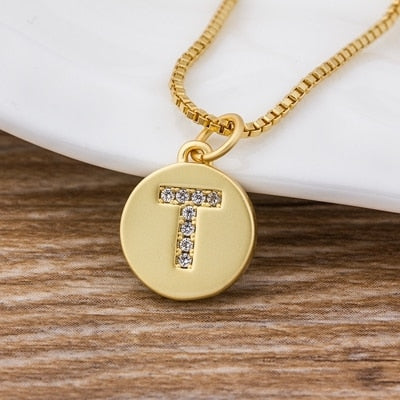 Iced Intial Necklace