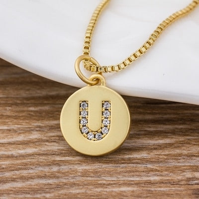 Iced Intial Necklace