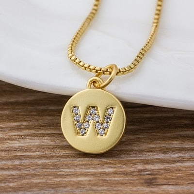 Iced Intial Necklace