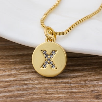 Iced Intial Necklace