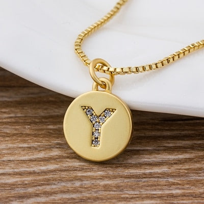 Iced Intial Necklace