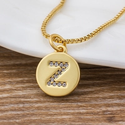 Iced Intial Necklace