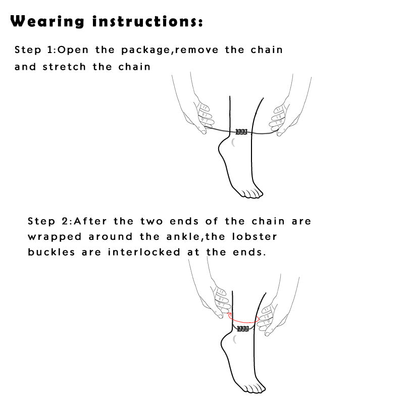 Birth Year Anklet Bracelet - Limitless Jewellery