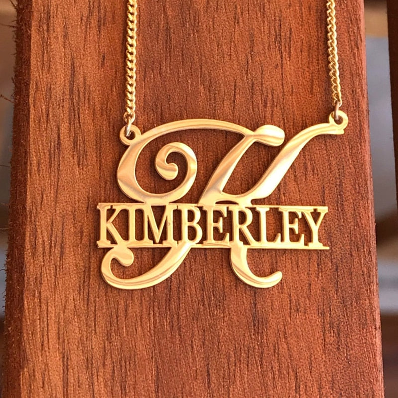 Personalized Monogram Name Necklace