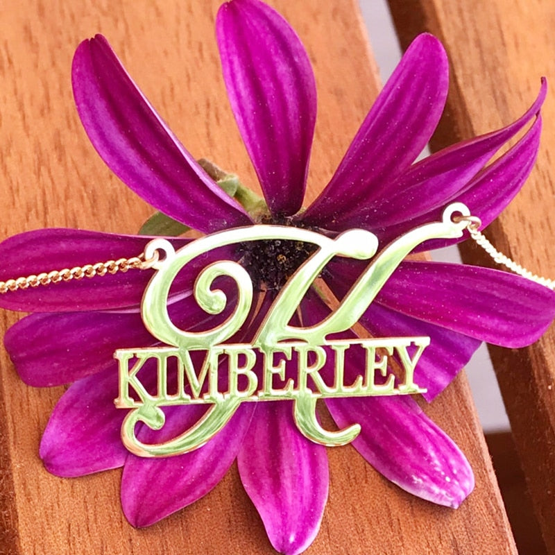 Personalized Monogram Name Necklace