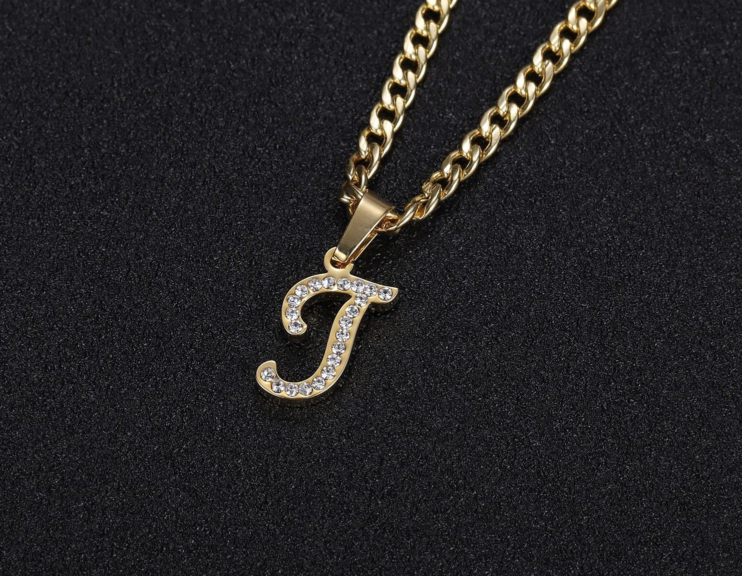 Icy A-Z Initial Necklace - Limitless Jewellery