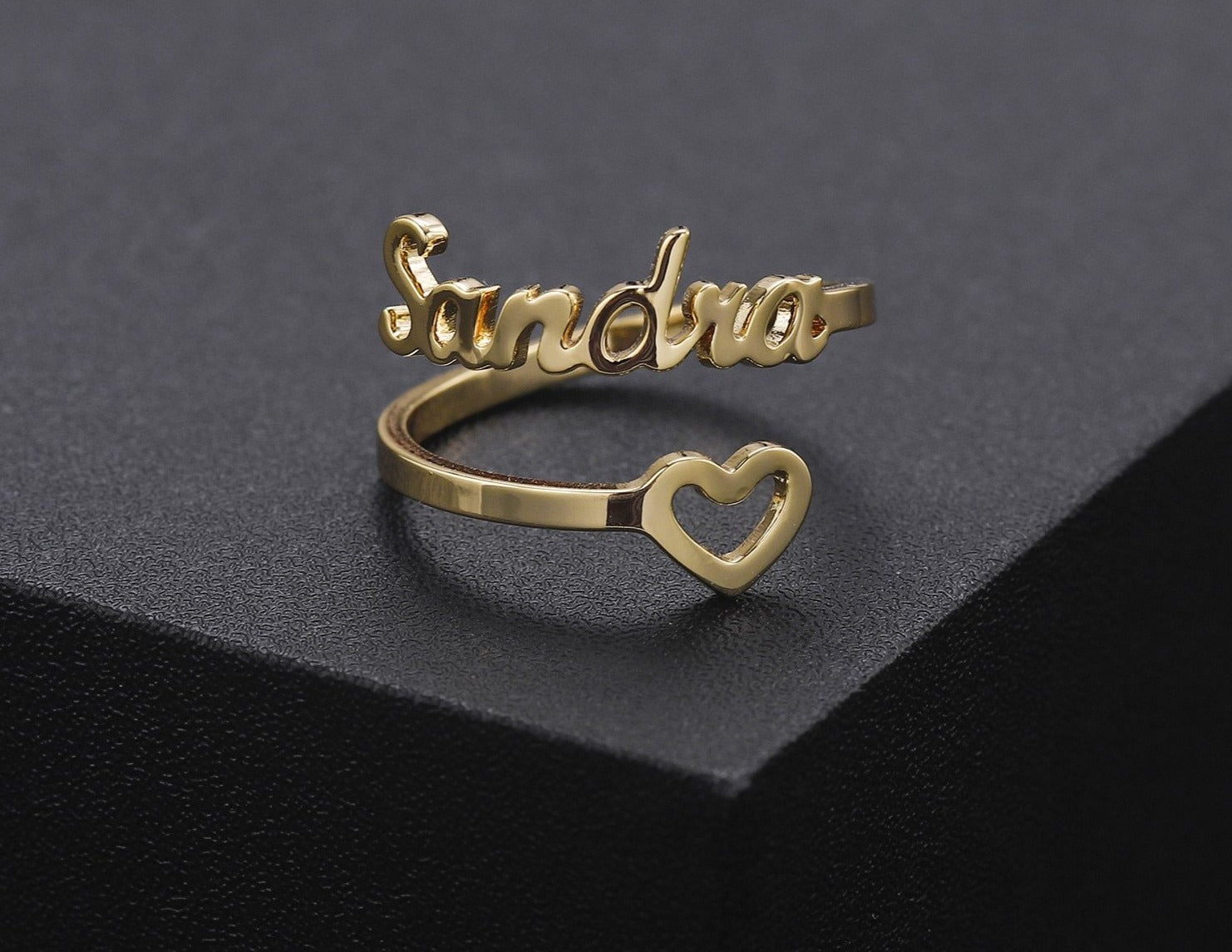 Personalized Heart Ring - Limitless Jewellery