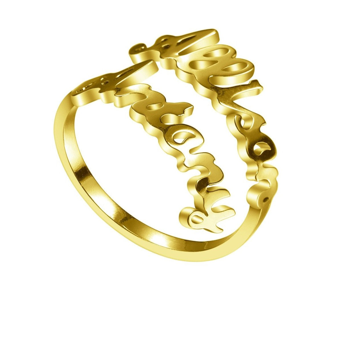 Personalized Double Name Ring - Limitless Jewellery