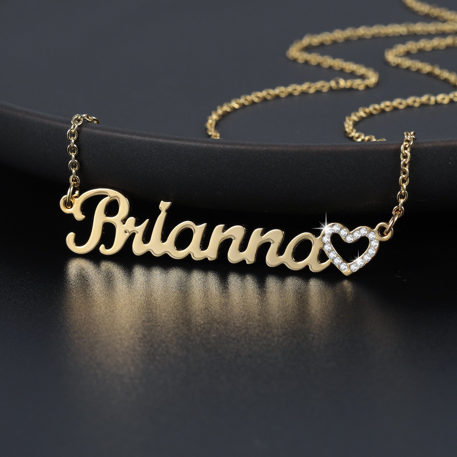 Personalized Iced Heart Necklace - Limitless Jewellery